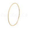 304 Stainless Steel Plain Bangles For Women BJEW-N033-03G-1