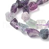 Raw Rough Natural Fluorite Beads Strands G-M453-C06-4
