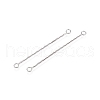 Anti-Tarnish Rhodium Plated 925 Sterling Silver Box Chain Links STER-N016-06P-1
