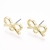 Alloy Pin Ear Studs MAK-T011-03G-1