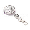 Chakra Natural & Synthetic Gemstone Chips Beads & Alloy Tree of Life Pendant Decorations HJEW-JM03128-4