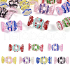  14Pcs 7 Style Transparent Acrylic Beads FIND-TA0002-42-9