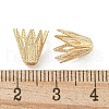 Rack Plating Brass Bead Caps FIND-T071-12G-02-3