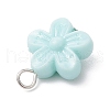 Flower Acrylic Pendants PALLOY-JF03729-5