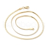 PVD Vacuum Plating 304 Stainless Steel Curb Chain Necklaces NJEW-I248-22G-2