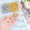 GOMAKERER 140Pcs 2 Colors Alloy Pendant Bails FIND-GO0002-15-5
