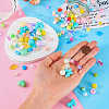  100G Transparent/Opaque Acrylic Beads MACR-TA0001-50H-5