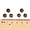 Brass Rhinestone Spacer Beads X-RB-A014-L8mm-01AB-NF-3