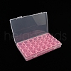 Transparent Plastic 28 Grids Bead Containers CON-PW0001-031A-1