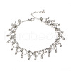 Simple Style Alloy Crystal Rhinestone Ring Tassel Anklets for Women FS-WG25D66-02-1