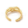 Brass Hollow Open Cuff Ring for Women RJEW-A015-06G-2