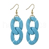 Acrylic Curb Chains Shape Dangle Earrings EJEW-JE05571-2