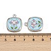 Alloy Enamel Pendants PALLOY-P311-01A-P-3