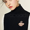 WADORN 7Pcs 7 Styles Alloy Crystal Rhinestone Brooches for Women JEWB-WR0001-11-5