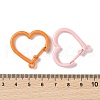 Spray Painted Alloy Key Snap Hook Clasps for Keychains FIND-L016-03-3