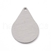 Tarnish Resistant 304 Stainless Steel Pendants STAS-F271-05B-P-2