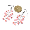 3 Pairs 3 Colors Handmade Seed Dangle Earrings EJEW-MZ00229-5
