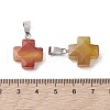 Natural Red Agate Pendants G-K359-02P-06-3