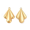 Ion Plating(IP) 304 Stainless Steel Pendants X-STAS-L268-003G-2