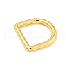Rack Plating Brass D Linking Rings KK-P277-35G-2