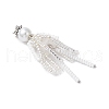 Glass Seed Beads Big Pendants PALLOY-MZ00687-03-3