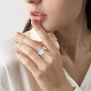 3Pcs 3 Styles Adjustable Brass Finger Ring Components FIND-HS0001-03AS-6
