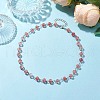 Synthetic Cherry Quartz Glass Necklaces for Women NJEW-JN04739-01-2