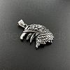 Cool Eagle Stainless Steel Pendant Necklace CE4495-3