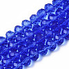 Glass Beads Strands EGLA-A034-T8mm-D31-4