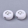 Plating Acrylic Beads PACR-R243-04R-2
