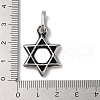 304 Stainless Steel Pendants STAS-D014-21AS-3