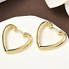 Brass Hoop Earrings EJEW-D323-01G-2