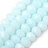 Faceted Rondelle Glass Beads Strands GLAA-I033-3mm-11-3