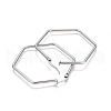 Tarnish Resistant 201 Stainless Steel Hoop Earrings EJEW-A052-25A-2