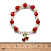 Brass Stretch Bracelets BJEW-C098-02B-5