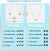 Unicraftale 304 Stainless Steel Pendant Necklaces NJEW-UN0001-02-4