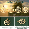 Unicraftale 304 Stainless Steel Pendants STAS-UN0060-03G-5