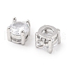 Brass Micro Pave Cubic Zirconia Pendants KK-D382-04P-02-2