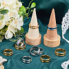 SUNNYCLUE 12Pcs 12 Styles 304 Stainless Steel Grooved Finger Ring Settings RJEW-SC0001-03-5