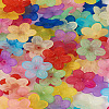 Yilisi 200Pcs 10 Colors Frosted Acrylic Bead Caps MACR-YS0001-02-24