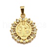 304 Stainless Steel Pendants STAS-B086-09C-G-1