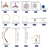 SUNNYCLUE DIY Dangle Earring Making DIY-SC0009-80-2