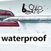 4Pcs 4 Styles PET Waterproof Self-adhesive Car Stickers DIY-WH0308-225A-004-3