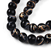 Baking Painted Glass Beads Strands DGLA-N010-8mm-10-3