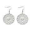 201 Stainless Steel Dangle Earrings X-STAS-S105-JN606-1-1