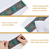 Ethnic Style Polyester Jacquard Flower Ribbons SRIB-WH0011-263A-5