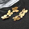 Butterfly 304 Stainless Steel Dangle Stud Earrings for Women EJEW-M102-01G-2