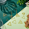 Unicraftale 90Pcs 3 Styles Brass Linking Rings FIND-UN0003-67-2