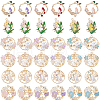 SUNNYCLUE 36Pcs 18 Styles Rack Plating Alloy Enamel Pendants FIND-SC0012-30-1