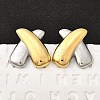304 Stainless Steel Stud Earrings EJEW-D308-02PG-1